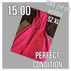 Nike zip up hoodie